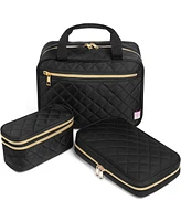 Ms. Jetsetter Travel Trio (3 Pieces) with Jewelry Case, Makeup and Toiletry Bag | Accessories