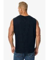 KingSize Big & Tall Curved Hem Silver Cooling Muscle Tank