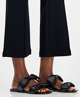 Aaj By Aminah Women's Jody Bow Flat Sandals