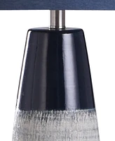 StyleCraft Home Collection 30" Berni Two Tone Ceramic Table Lamp