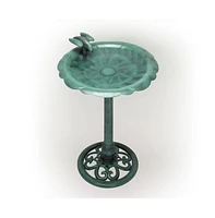 Weather-Resistant Outdoor Polypropylene Bird Bath for Gardens and Patios