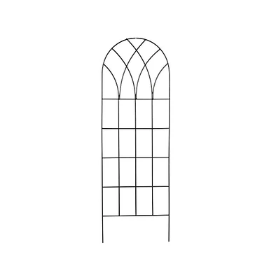 Gothic Arch Top Metal Wall Trellis for Garden and Outdoor Climbing Plants