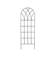 Gothic Arch Top Metal Wall Trellis for Garden and Outdoor Climbing Plants