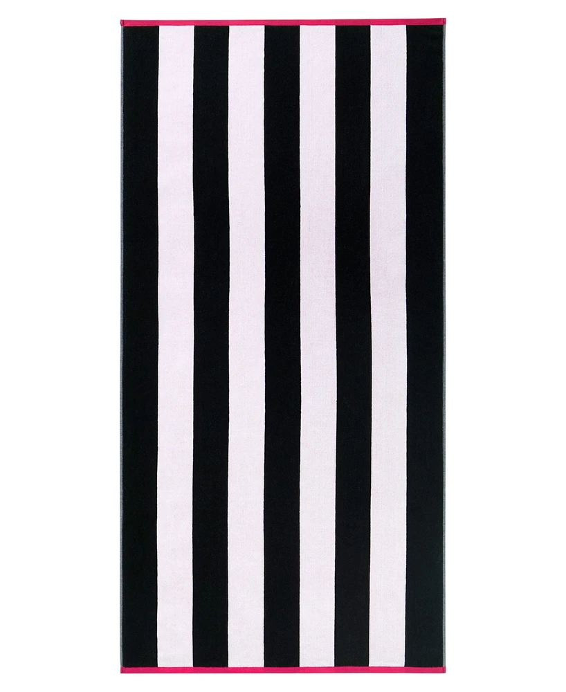 Juicy Couture Reversible Cabana Cotton Beach Towel, 36" x 72"