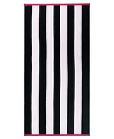 Juicy Couture Reversible Cabana Cotton Beach Towel, 36" x 72"