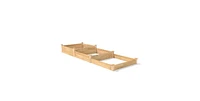 4 ft x ft Cedar Wood Tier Raised Garden Bed