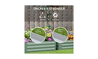 Garden Bed Durable Wooden Planter for Easy Growing of Vegetables and Flowers