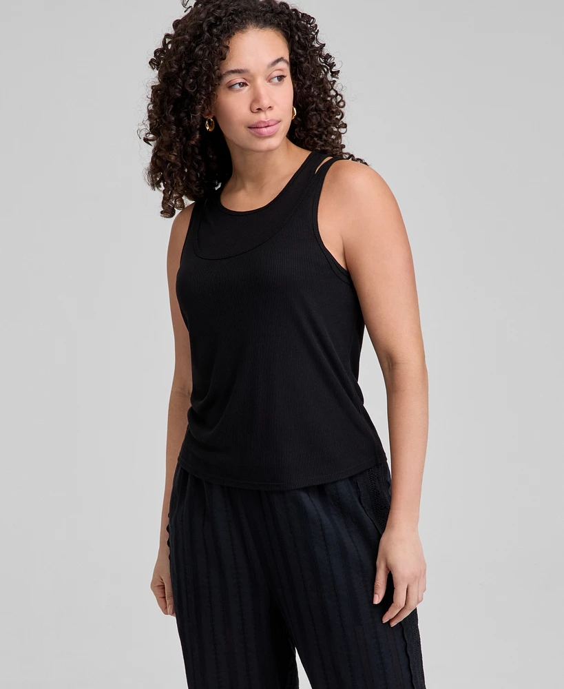 And Now This Women's Double-Layer Scoop-Neck Tank, Exclusively at Macy's