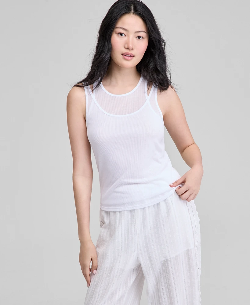 And Now This Women's Double-Layer Scoop-Neck Tank, Exclusively at Macy's
