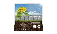 Garden Bed Strong Wooden Planter for Growing Vegetables, Herbs, and Flowers