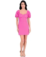 Siena Women's Puff-Sleeve Sheath Dress
