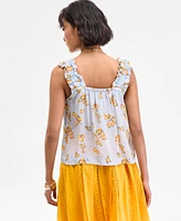 On 34th Women's Ruffle-Strap Tank, Exclusively at Macy's