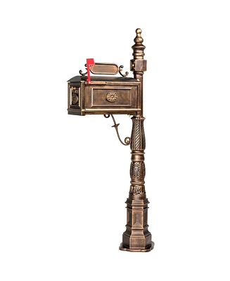 Decorative Large Mailbox with Post for Stylish and Durable Outdoor Mail Storage