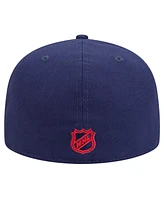 New Era Men's Navy Columbus Blue Jackets Core 59FIFTY Fitted Hat