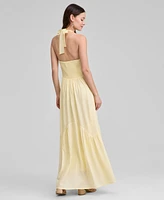 And Now This Women's Pintuck-Pleat Halter Maxi Dress, Exclusively at Macy's