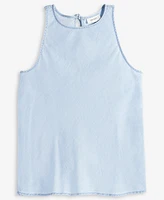 On 34th Women's Chambray Sleeveless Top, Exclusively at Macy's