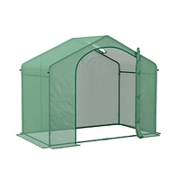Mini Walk-In Greenhouse, Spacious Garden Structure for Easy Plant Care and Growth