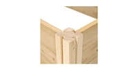 17-inch High Cedar Wood Raised Garden Bed 4 ft x 8 ft