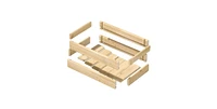 Natural Unfinished Cedar Wood Planter Box