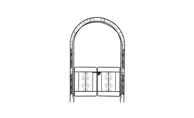 Elegant Arc Roof for Stylish and Durable Outdoor Shelter