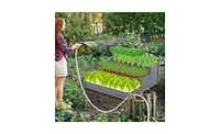 Wooden Horticulture Raised Garden Bed for Easy Gardening and Plant Growth