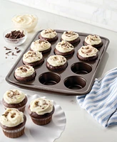 Circulon Symmetry Nonstick Chocolate Brown 12-Cup Muffin Pan
