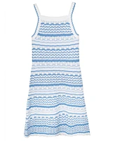 Rare Editions Big Girls A-Line Crochet Dress