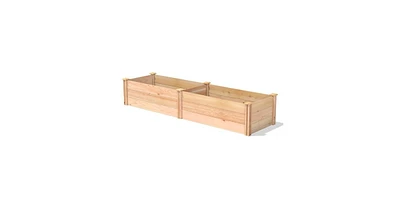 2 ft x 8 ft Tall Cedar Wood Raised Garden Bed