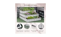 Garden Bed for Raised Planting and Efficient Outdoor Gardening