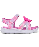 Skechers Little Girls Jumpsters Sandal - Butterfly Brights Light-Up Sandals from Finish Line