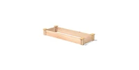 Low Profile Cedar Raised Garden Bed - Stylish and Durable Planter for Your Garden