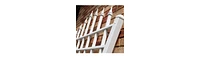 Fan-Shaped Garden Trellis with Pointed Finials for Climbing Plants and Outdoor Decor