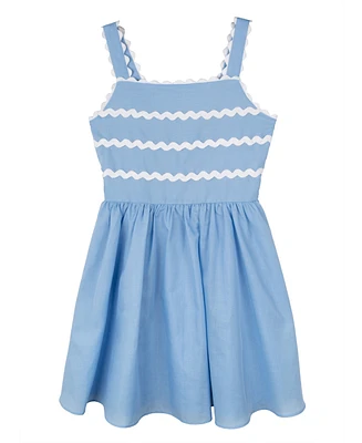 Rare Editions Big Girls Ric-Rac Dress
