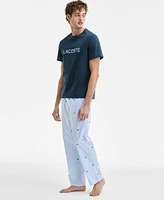 Lacoste Men's Crewneck Logo Pajama T-Shirt