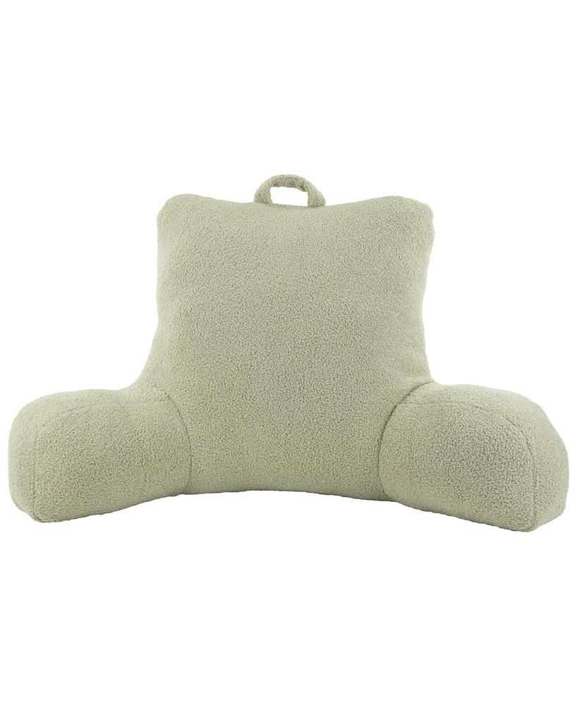 Arlee Home Fashions Sutton Place Teddy Plush Backrest Pillow, 33" x 18"