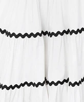 Rare Editions Big Girls Ric-Rac Maxi Dress