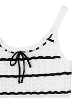 Rare Editions Big Girls Bodycon Crochet Dress