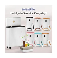 SereneLife Towel Warmer, 20L, Adjustable Timer, Auto Shut-Off, Black