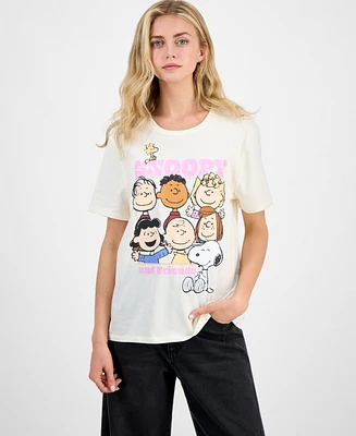 Disney Juniors' Snoopy And Friends Graphic Print T-Shirt