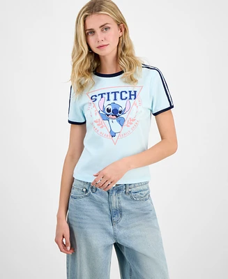 Disney Juniors' Stitch Graphic Print T-Shirt