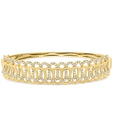 Effy Diamond Intertwined Loop Bangle Bracelet (1-1/2 ct. t.w.) in 14k Gold