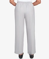 Alfred Dunner Women's Estate of Mind Pull-On Medium Length Pants