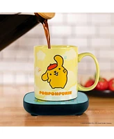 Uncanny Brands Hello Kitty and Friends Pompompurin Mug Warmer with Mug – Keeps Your Favorite Beverage Warm - Auto Shut On/Off