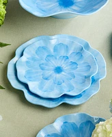 Certified International Wildflower 3-d Floral 4-Pc. Salad Plates, Service For 4