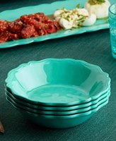 Certified International Isabella Crackle Melamine 4-Pc. All-Purpose Bowls, Service For 4
