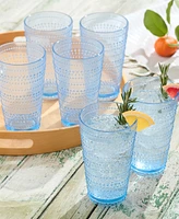 Certified International Santa Fe Acrylic Ice Tea Glasses, Set of 6