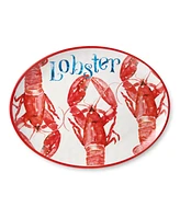 Certified International Beach House Lobster Melamine Platters, Set of 2