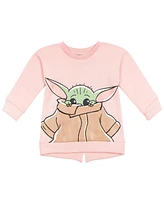 The Mandalorian Girls Star Wars Yoda Fleece Sweatshirt and Pants Set