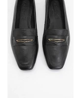 Iridessa Leather Flat Loafers (Women)