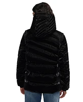 Scotch & Soda Women's Schyler Boxy Puffer with Fixed Hood
